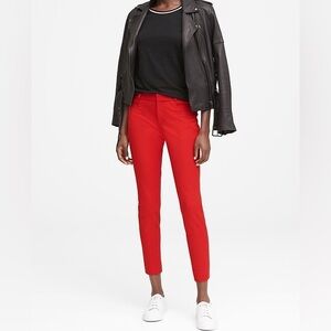 Banana Republic Sloan Skinny Fit Pant Red Size 6